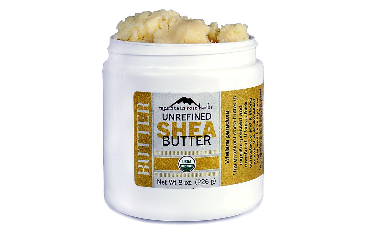 Organic Unrefined Shea Butter, 8 oz